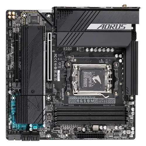 GIGABYTE B650M AORUS ELITE AX DDR5 AMD AM5 Micro-ATX Motherboard